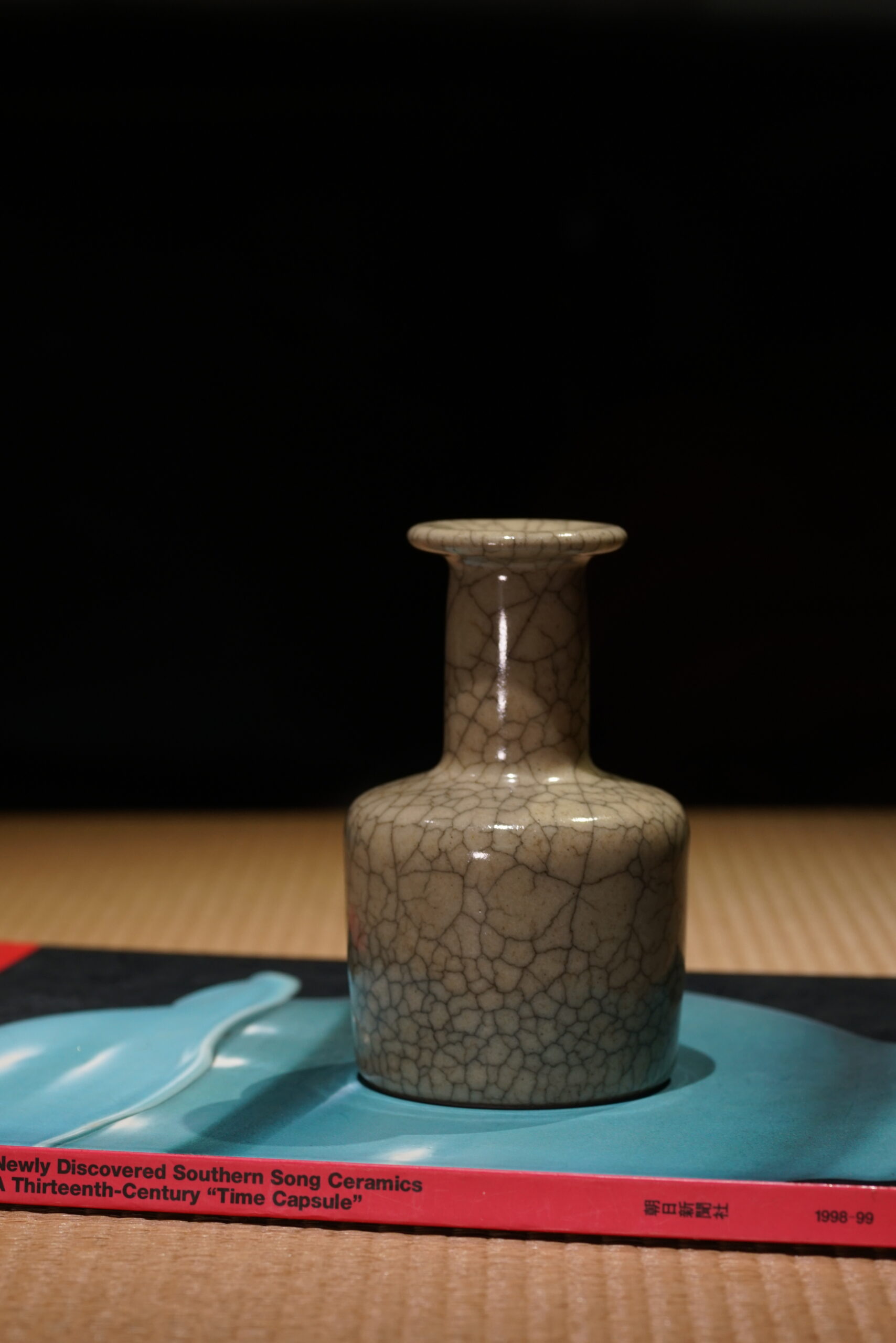 传世哥窑 槌形瓶