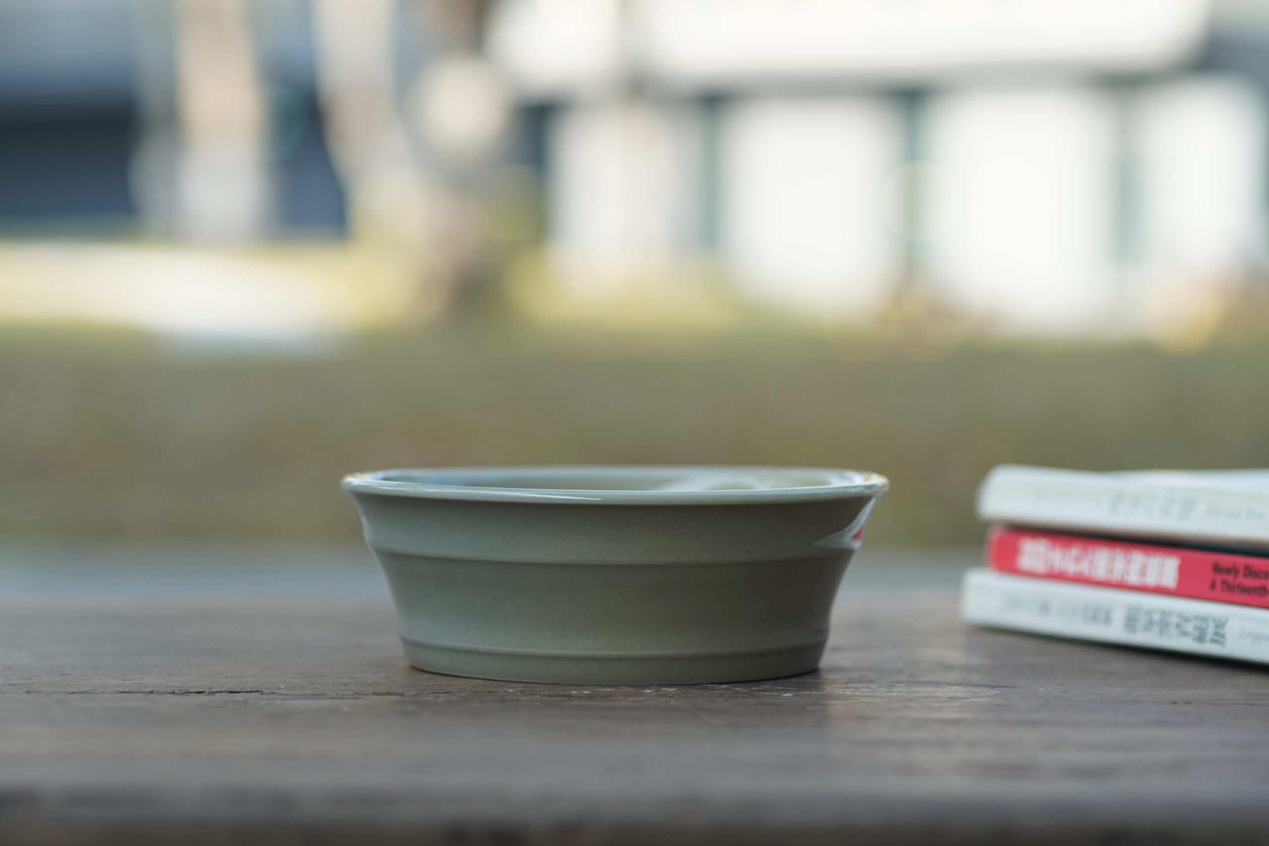 官制弦纹洗 柴烧