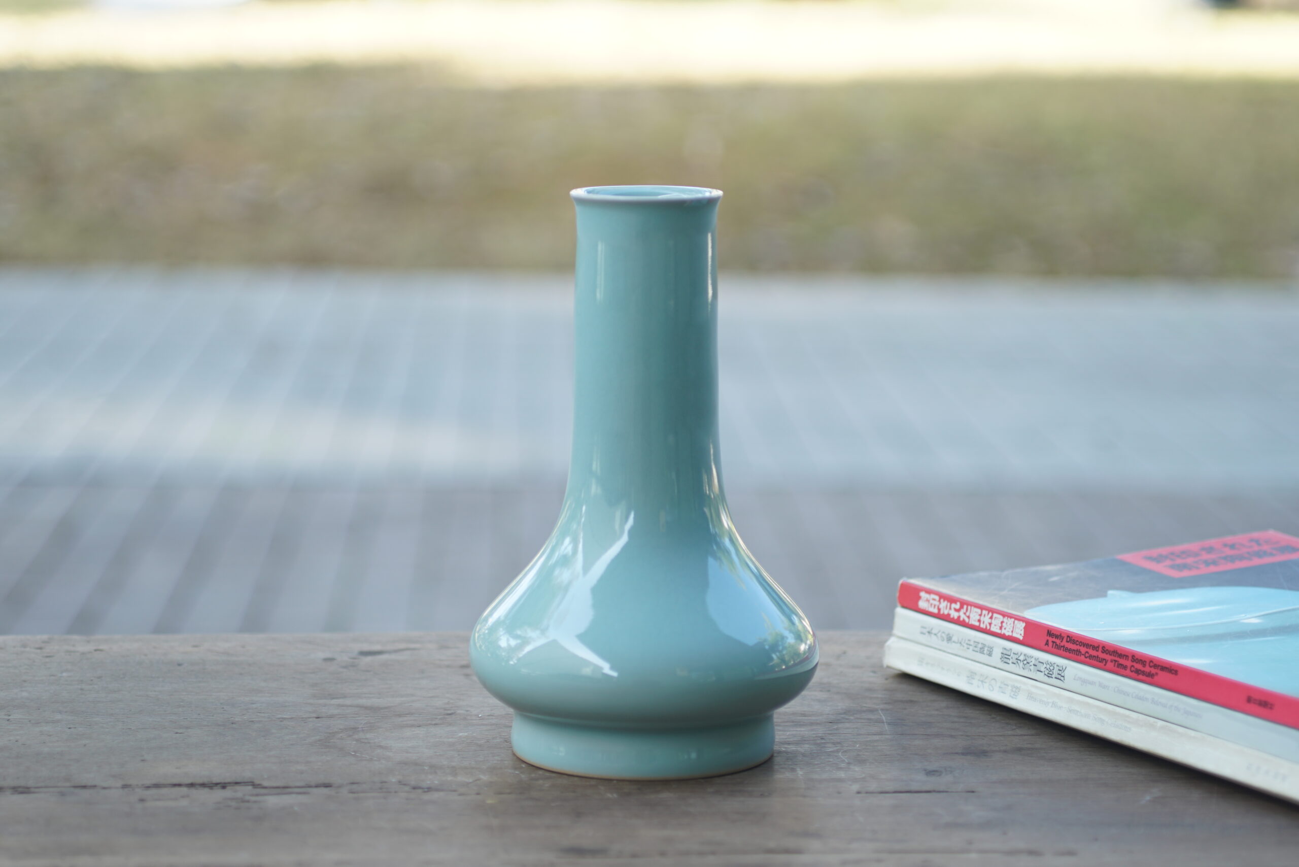 柴烧 官制长颈大瓶