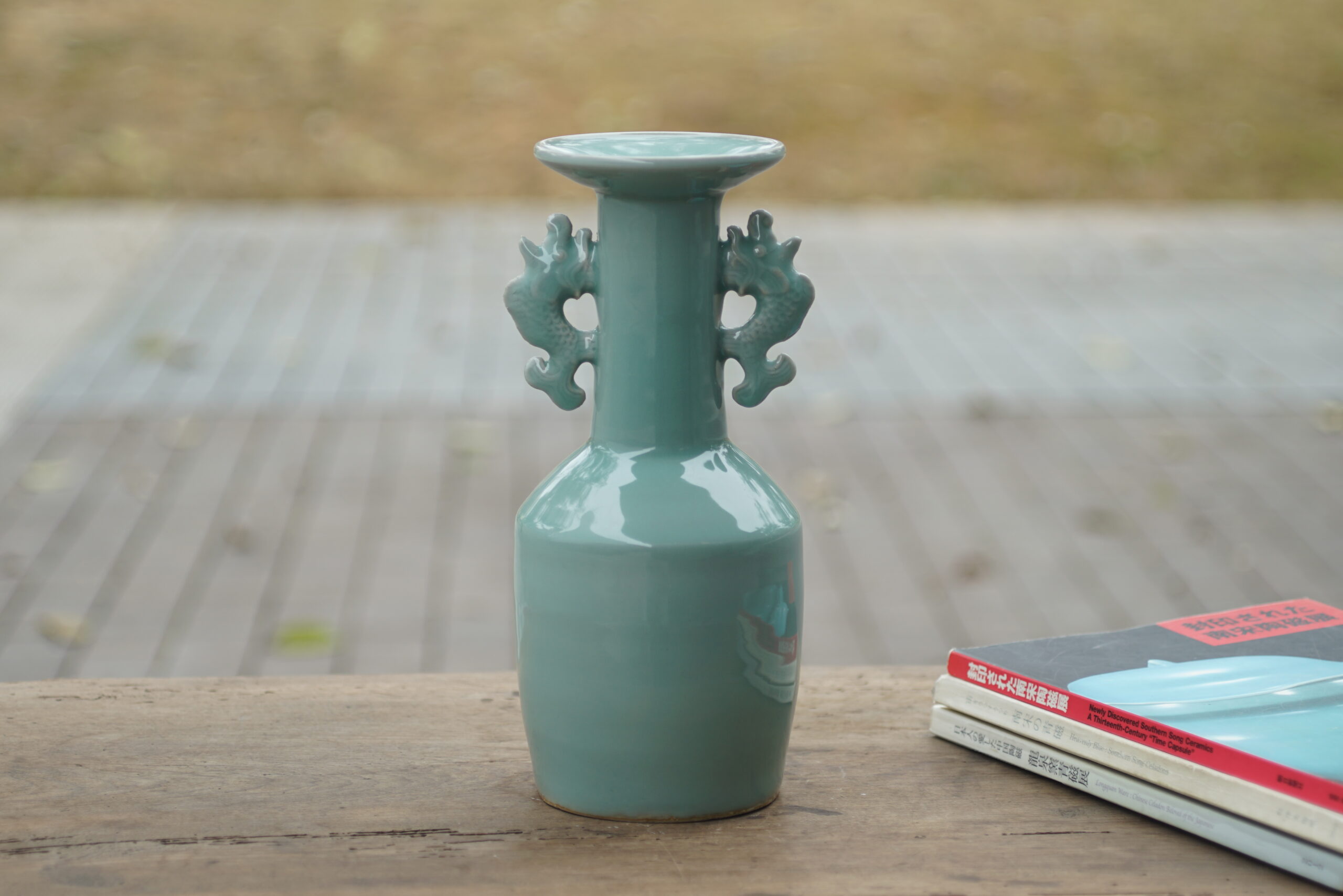 古韵 摩羯鱼耳大瓶