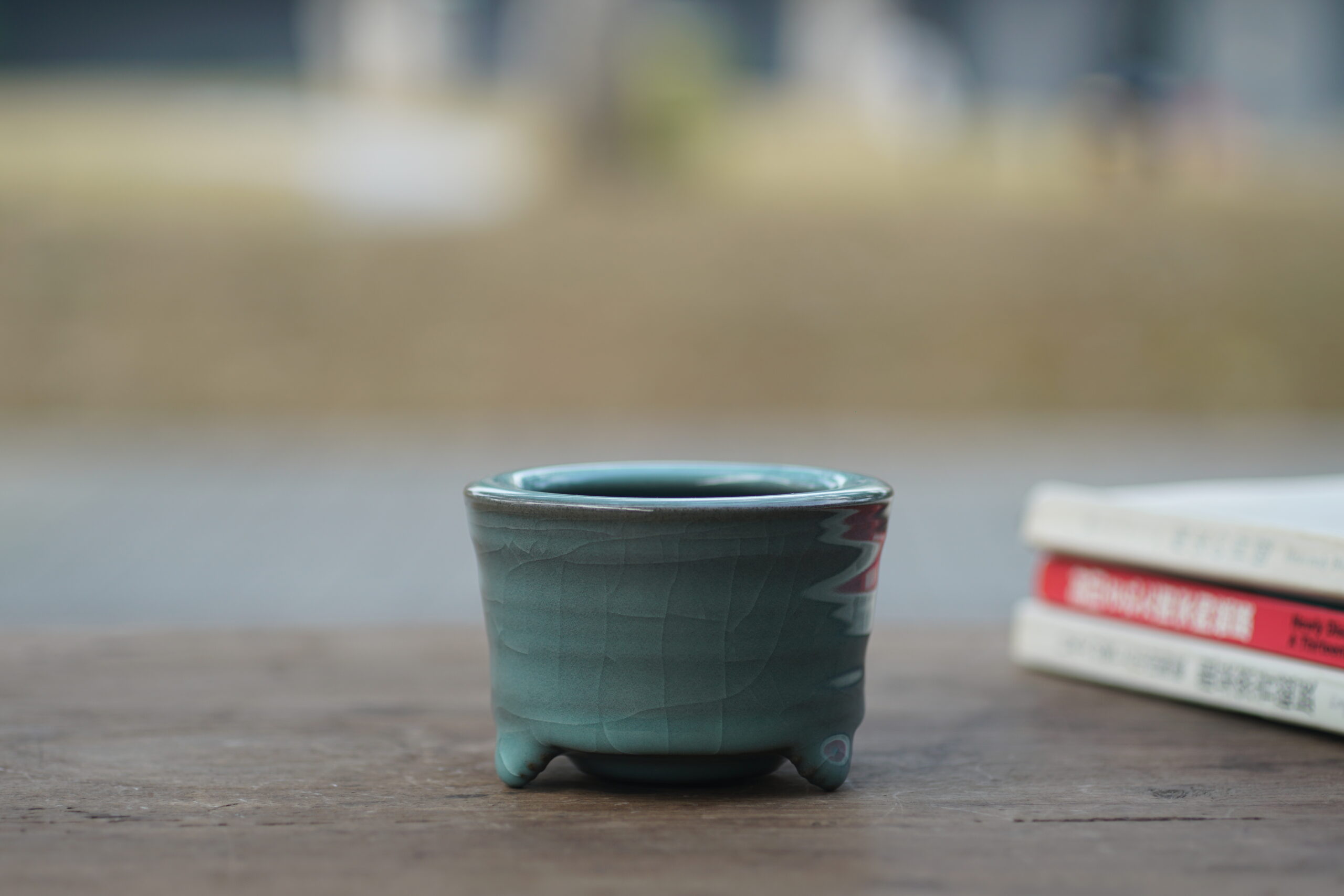 铁胎 如意弦纹香炉