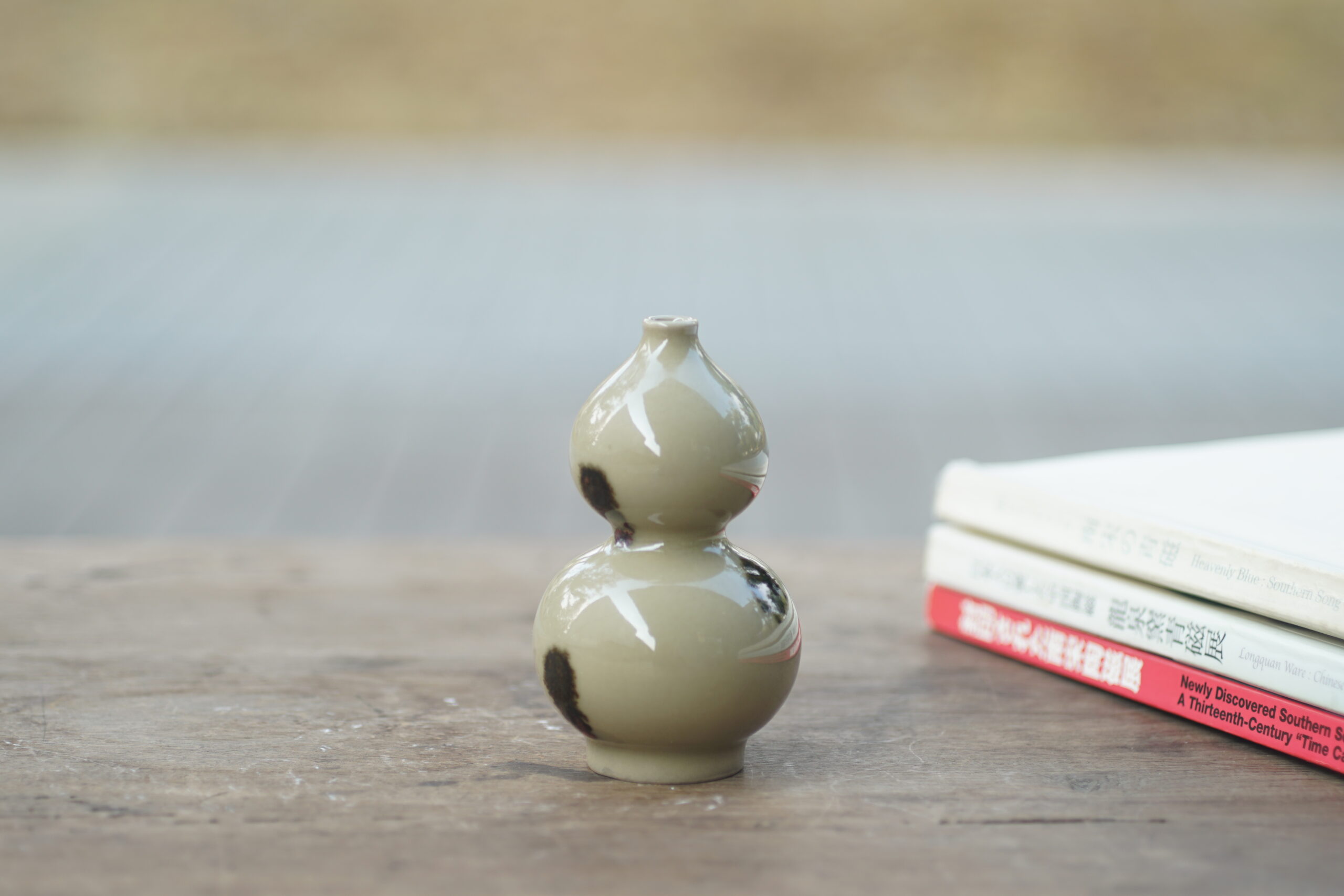 柴烧 点彩小葫芦