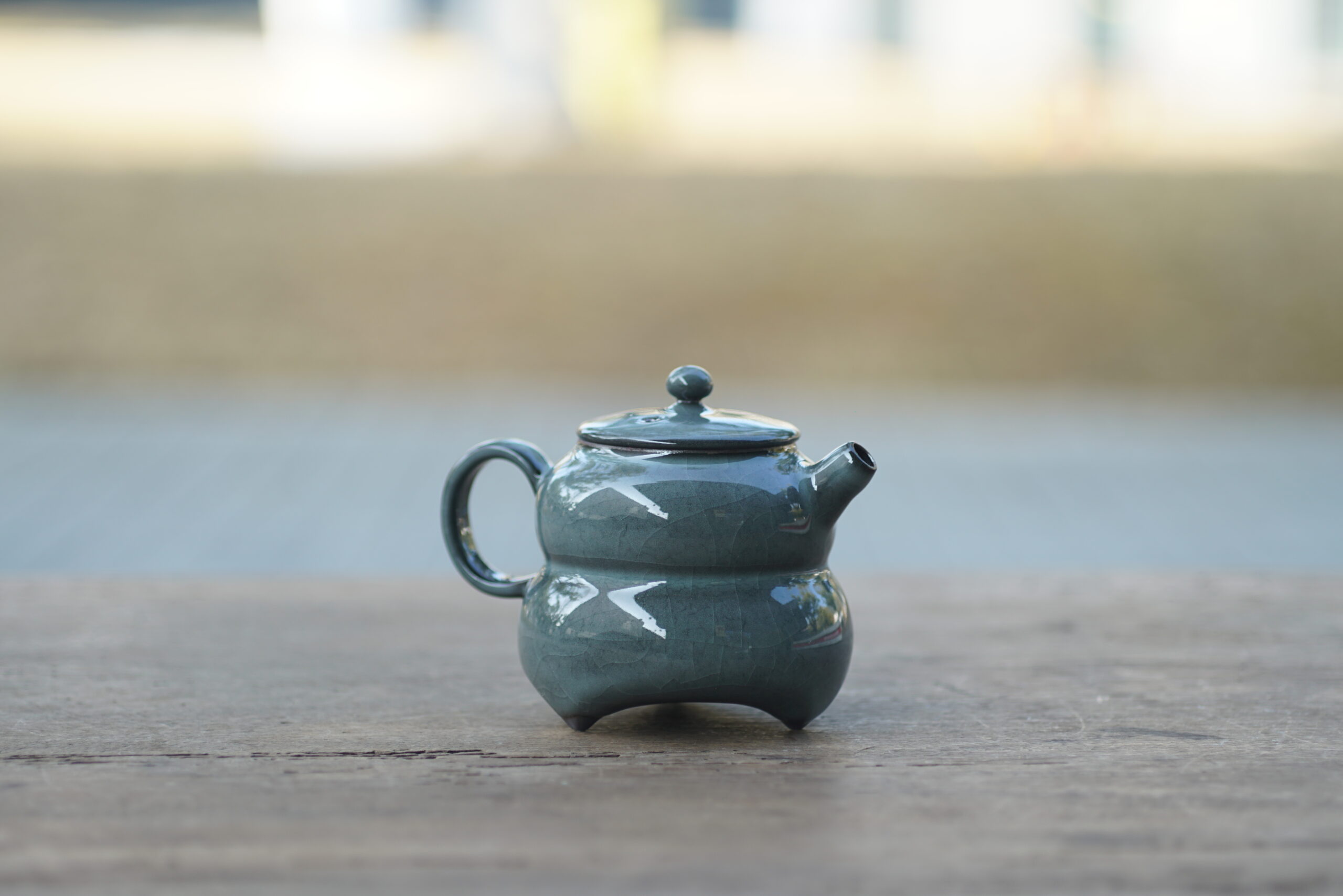 铁胎 葫芦形茶壶