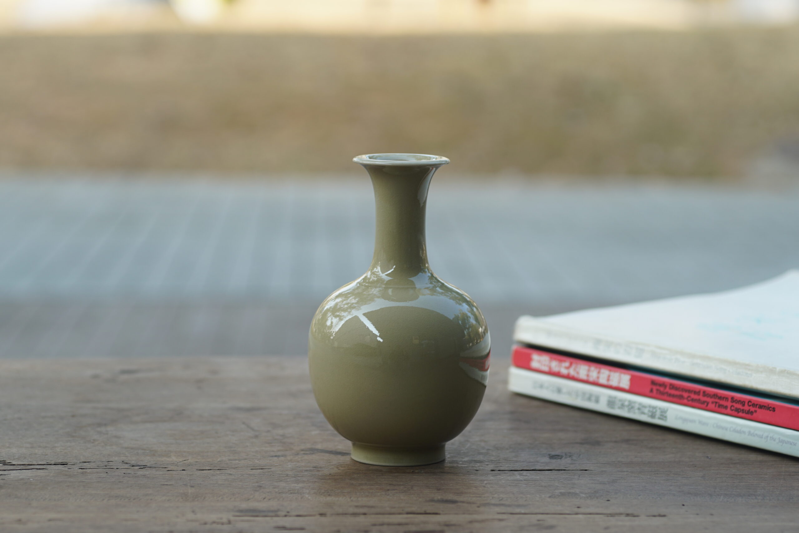 柴烧 隋唐小花瓶