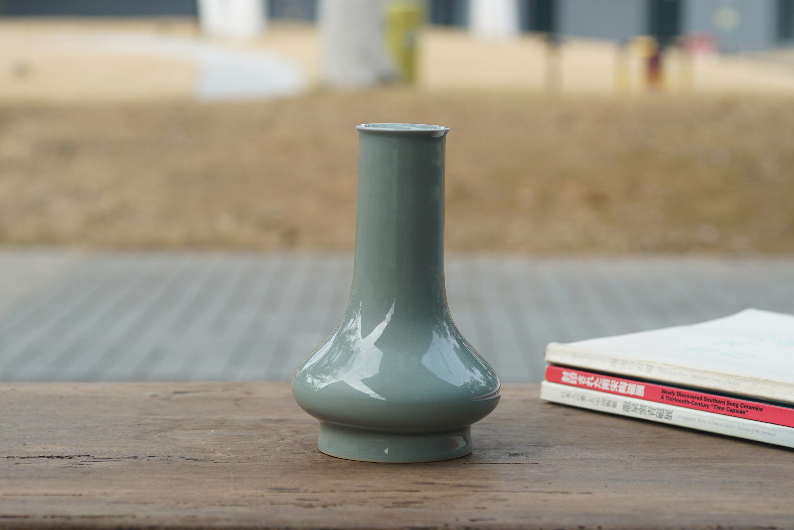 柴烧 官制长颈大瓶