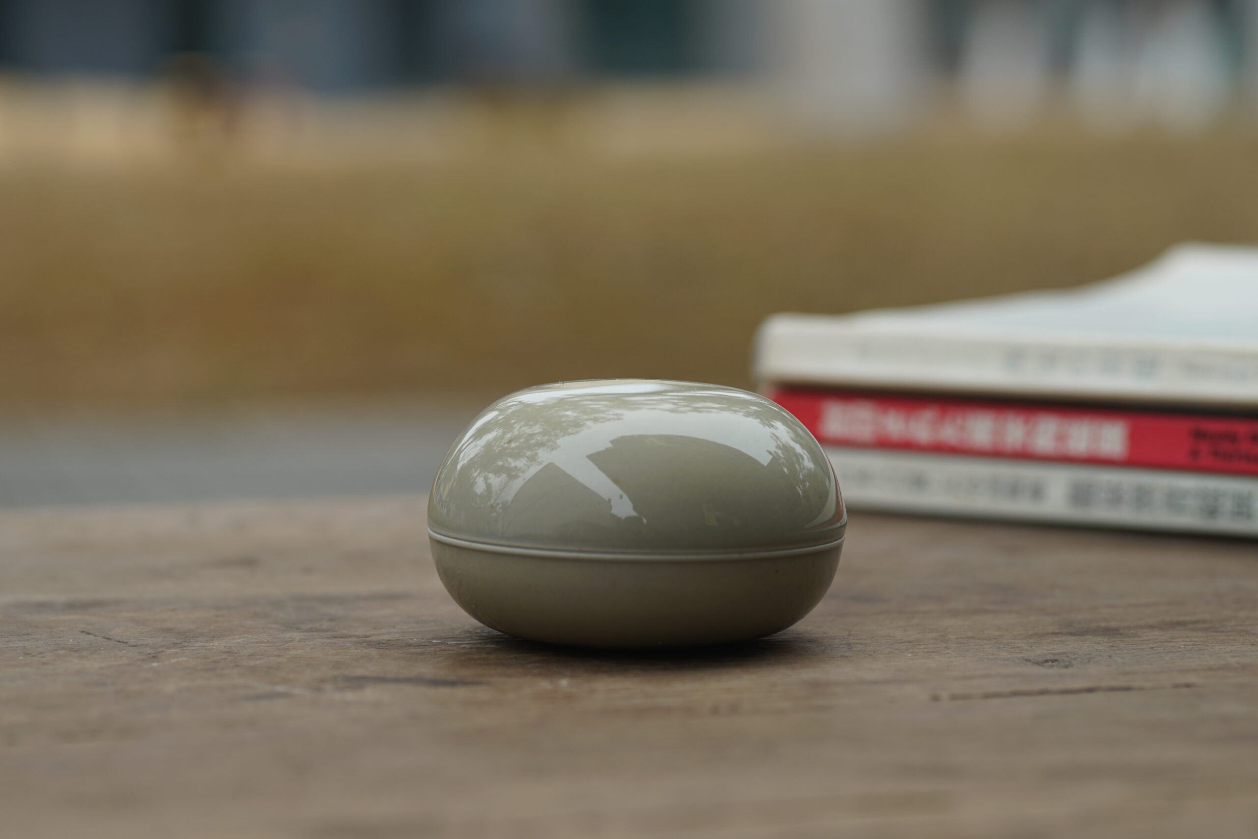 香盖盒 柴烧孤品