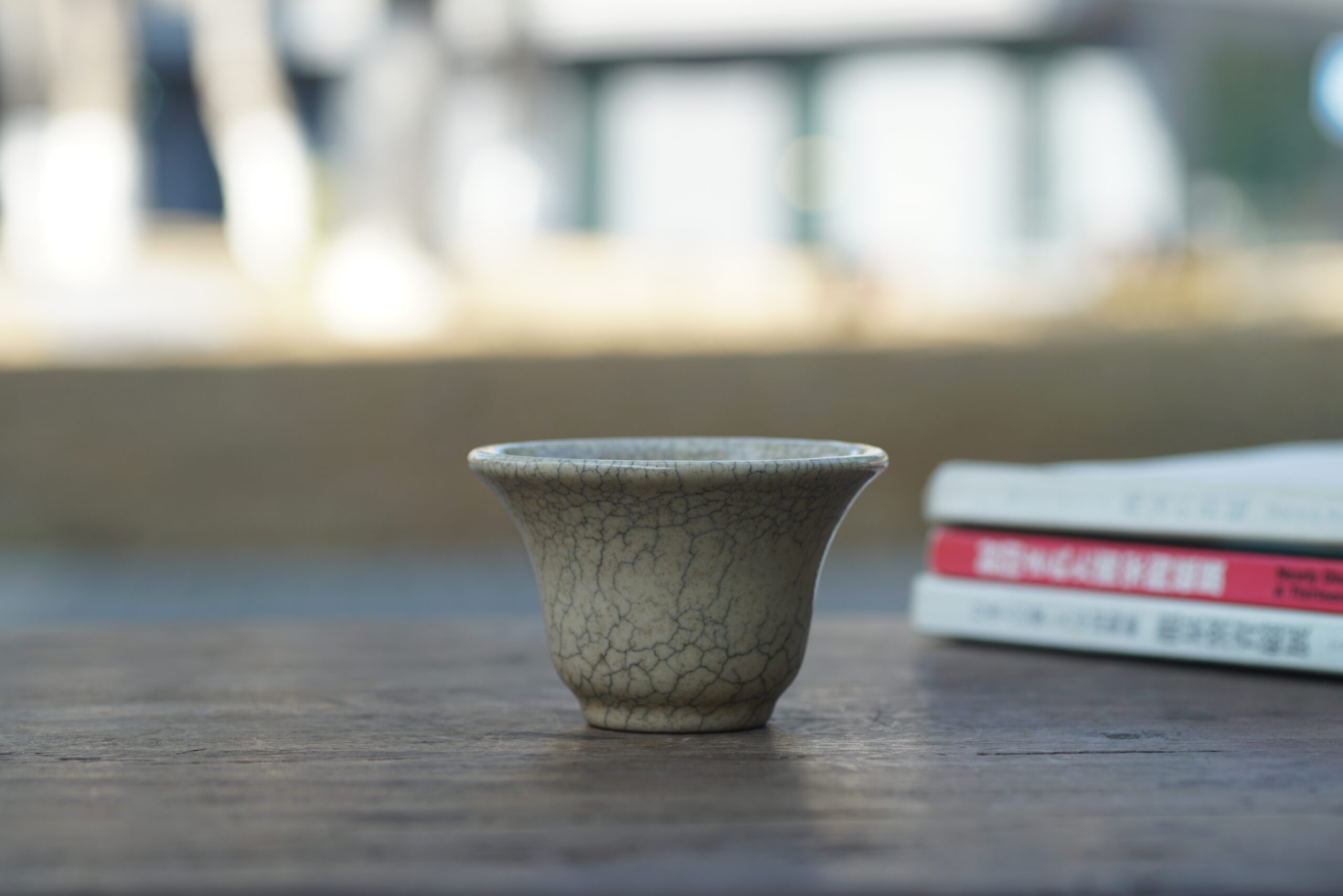 传世哥窑撇口盏