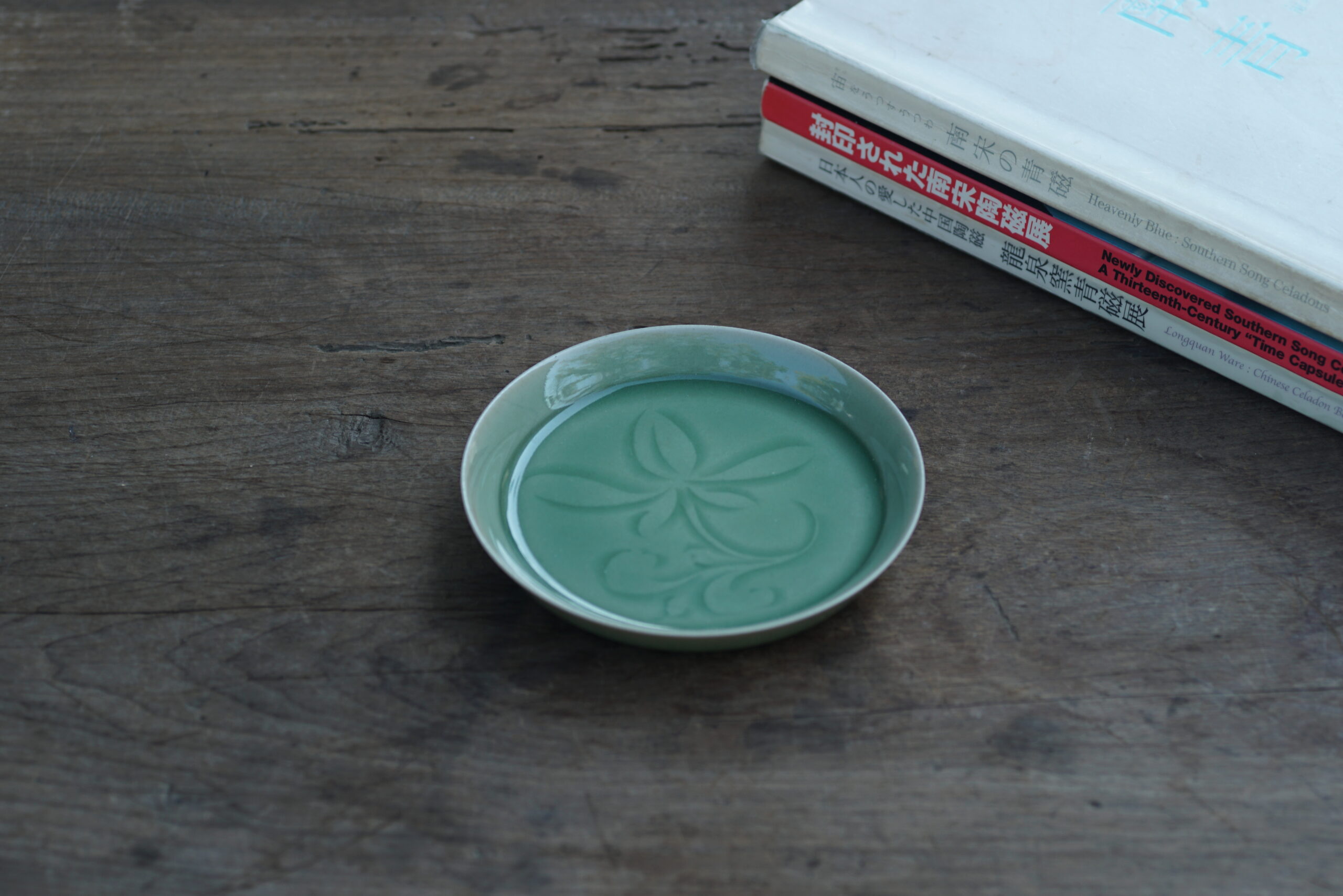 刻花敞口小洗 纯手