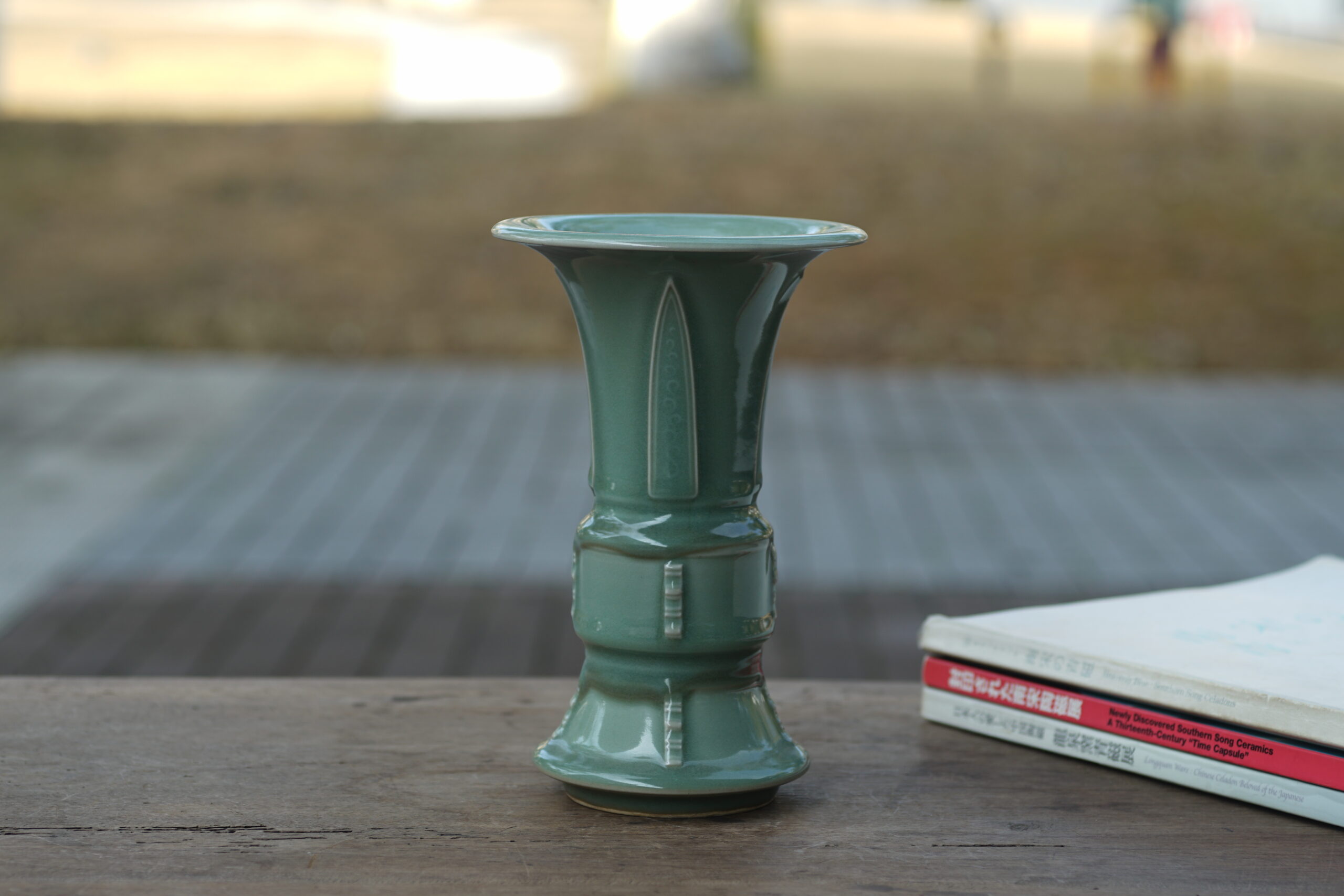 古韵 仿青铜出戟尊