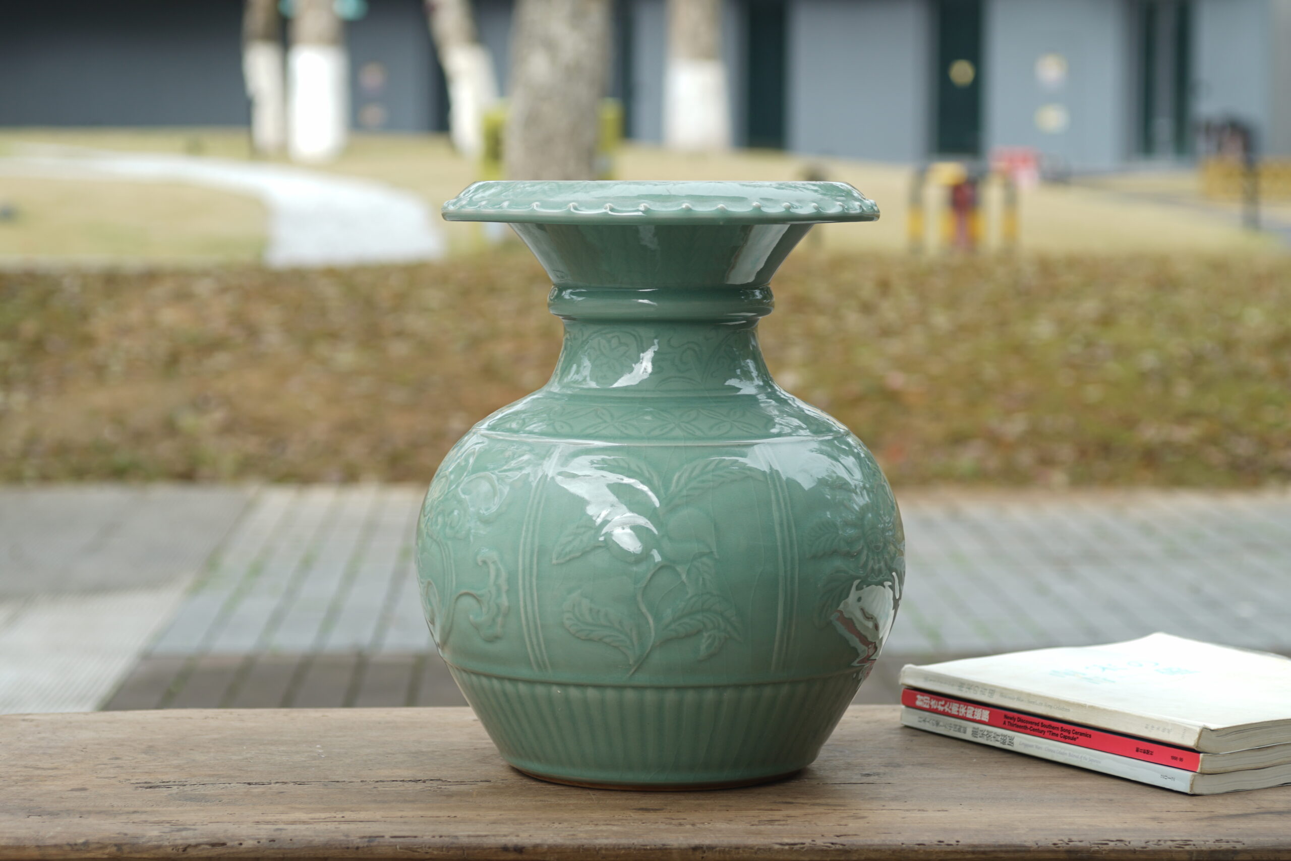 仿洪武官窑大石榴尊