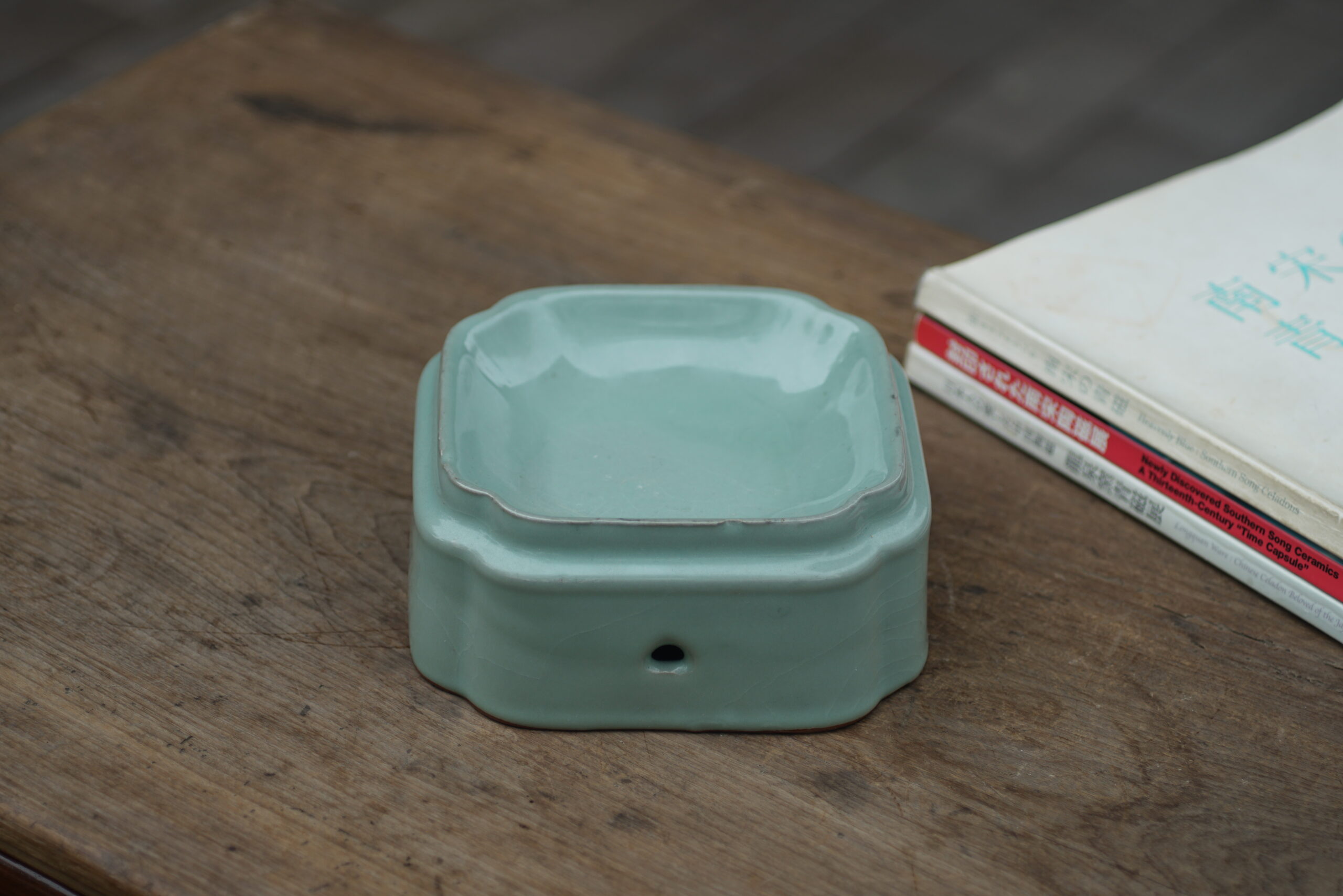 柴烧古韵 官制四方盒