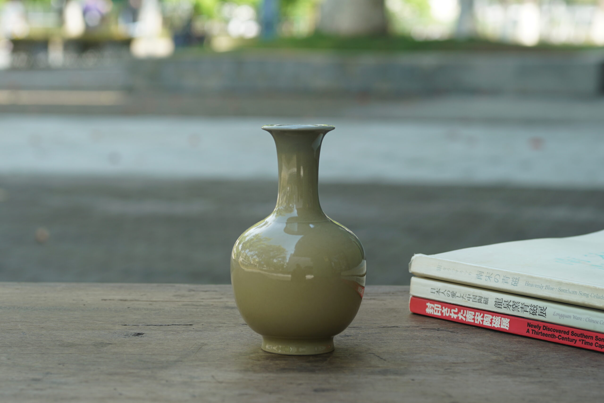 柴烧 窑变隋唐小花器