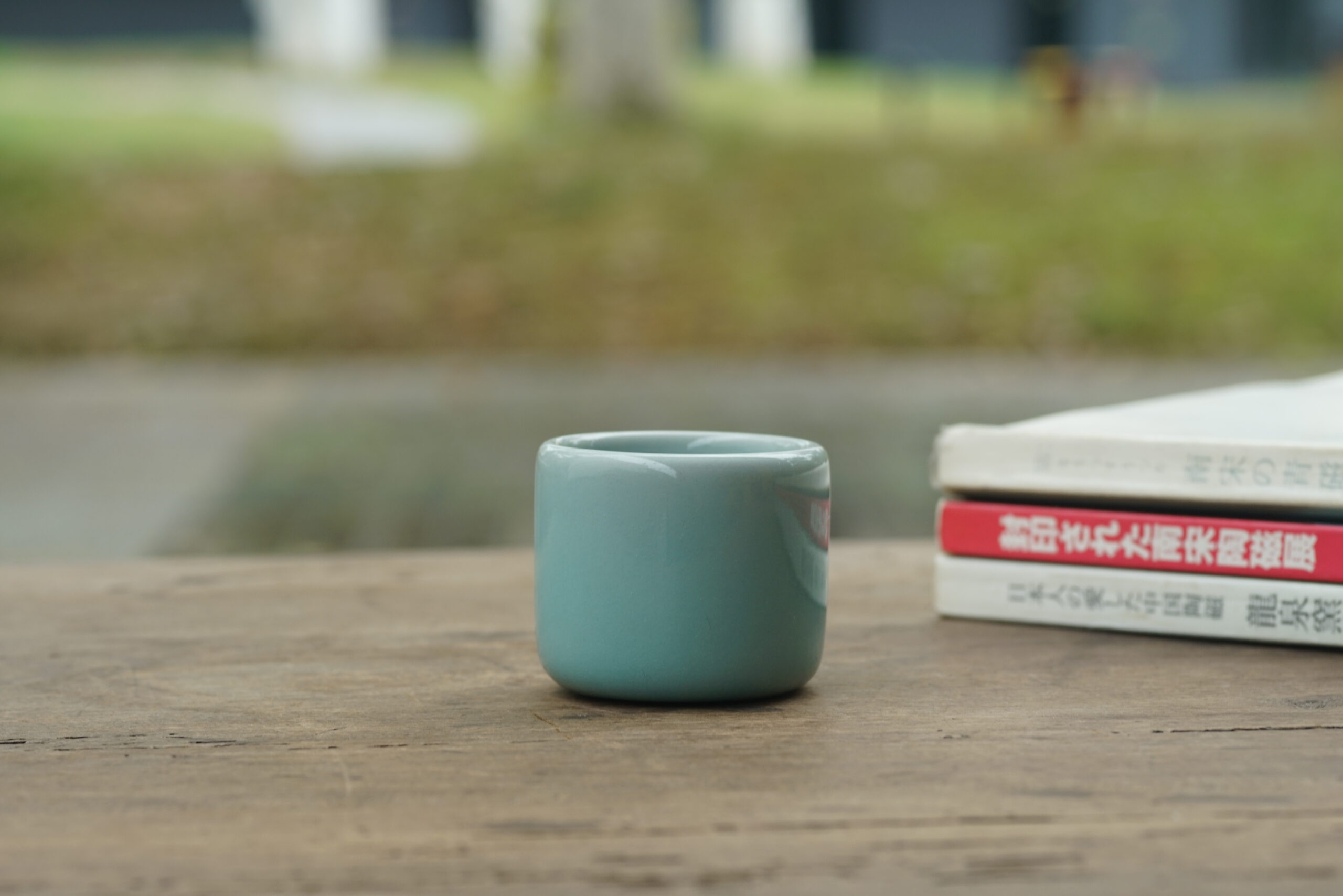 柴烧 支钉扳指杯