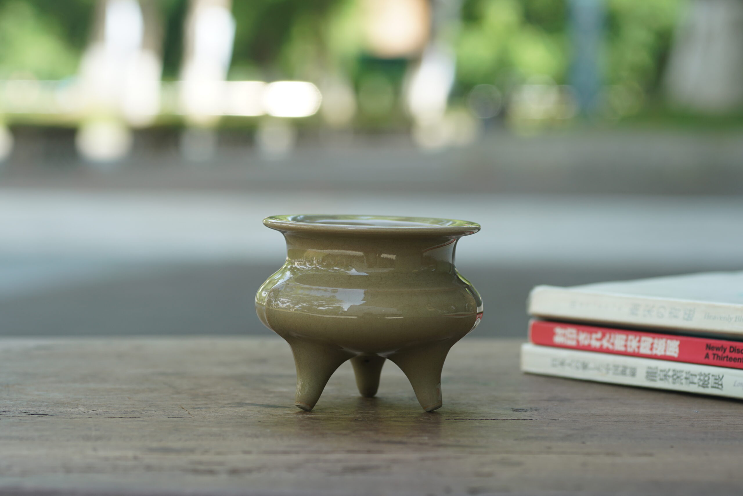 柴烧 官制鬲式小香炉