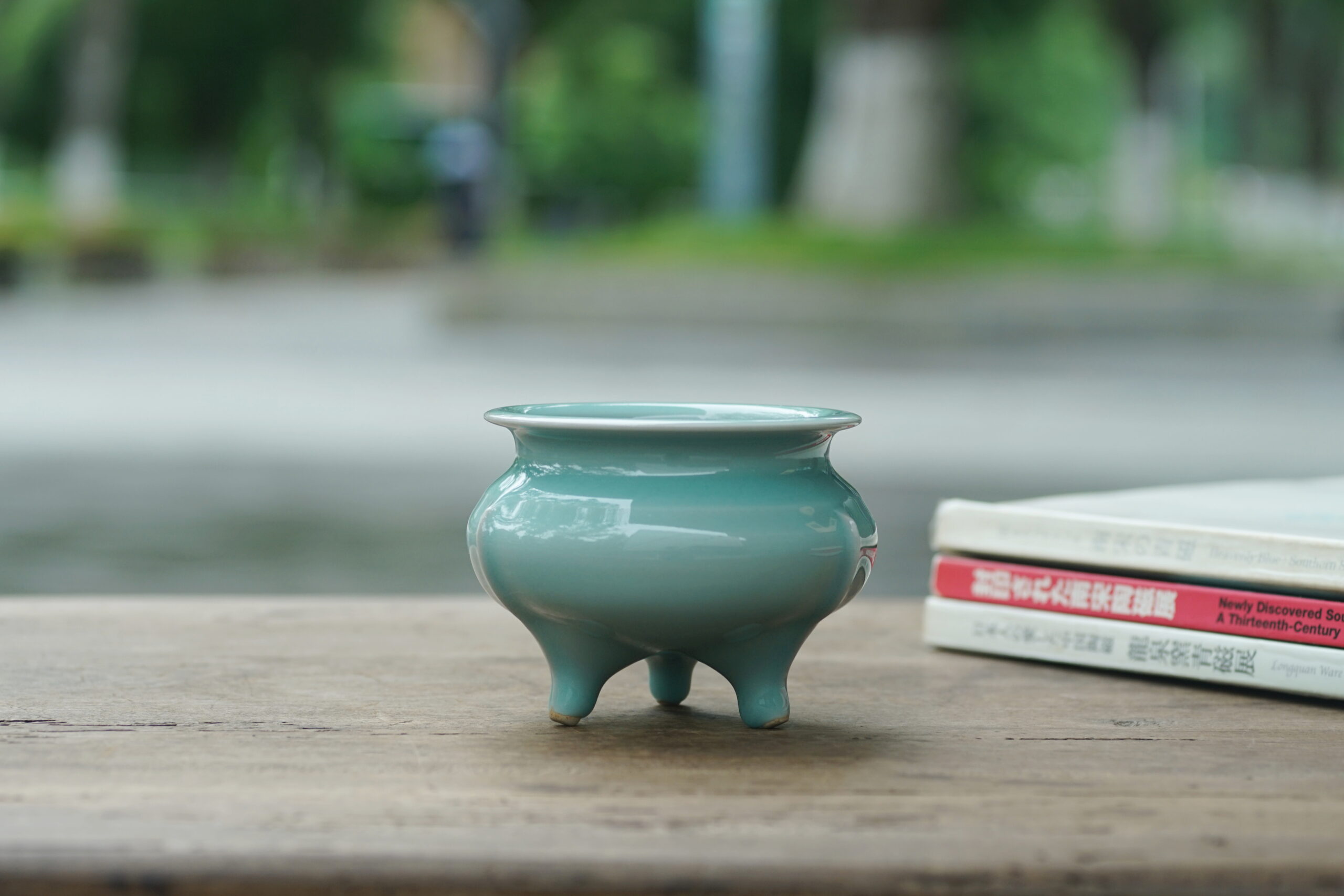 仿宋 粉青鬲式香炉